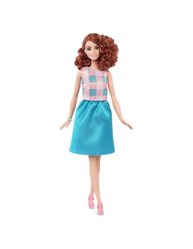 Muñeca Barbie Fashionistas Teal Terrific - Mattel 32.4 cm