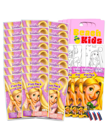 Conjunto Fiesta Mini Enredados Disney 24 Paquetes Juguetes
