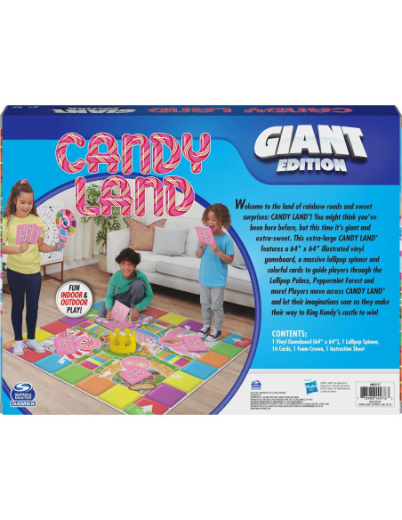 Juego de Mesa Gigante Candy Land Spin Master 162 cm 2-4 Jugadores Juego de Mesa Gigante Candy Land Spin Master 162 cm 2-4 Jugadores