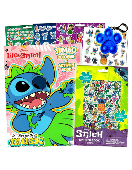 Libro para Colorear Lilo y Stitch + Stickers + Juguete Libro para Colorear Lilo y Stitch + Stickers + Juguete