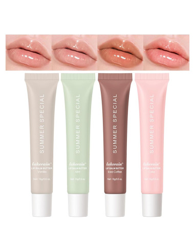 Juego de 4 Balsamos Labiales Hidratantes AZHAIBUQI 30g
