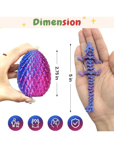 Juego de 4 Huevos de Dragón YILCER con Dragón Sorpresa Juego de 4 Huevos de Dragón YILCER con Dragón Sorpresa