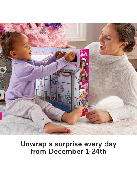 Calendario de Adviento Fisher-Price Barbie 24 Piezas Navidad Calendario de Adviento Fisher-Price Barbie 24 Piezas Navidad