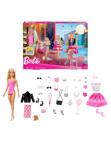 Calendario de Adviento Barbie Fab 2025 - Mattel 124g