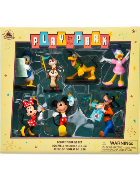 Conjunto Figuras Deluxe Disney Mickey Mouse 7 Piezas Conjunto Figuras Deluxe Disney Mickey Mouse 7 Piezas