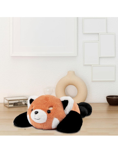 Peluche con Peso Niuniu Daddy Panda Rojo 1.5 kg