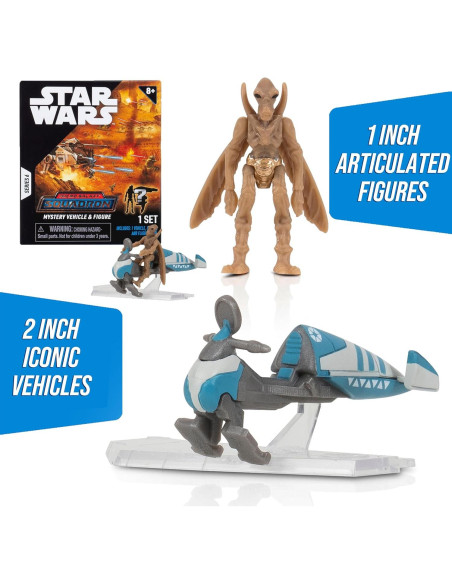 Star Wars Micro Galaxy Scout Paquete Sorpresa 6 Vehículos Star Wars Micro Galaxy Scout Paquete Sorpresa 6 Vehículos