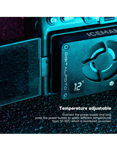 Ventilador de Enfriamiento Externo DF DIGITALFOTO para Cámaras
