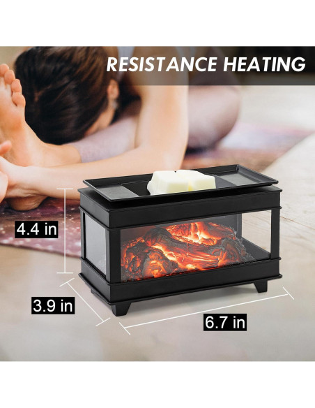 Calentador de Cera YSong YMX-052 Chimenea Eléctrica 17x9.9cm Calentador de Cera YSong YMX-052 Chimenea Eléctrica 17x9.9cm