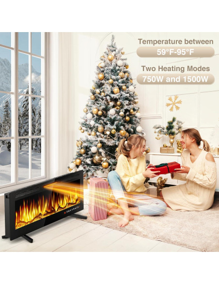 Chimenea Eléctrica Alpaca 42" WiFi con Control APP Chimenea Eléctrica Alpaca 42" WiFi con Control APP