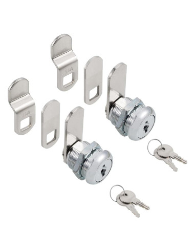 Cerradura de Cámara WOOCH BCL-16N-2P Cromada 5/8"