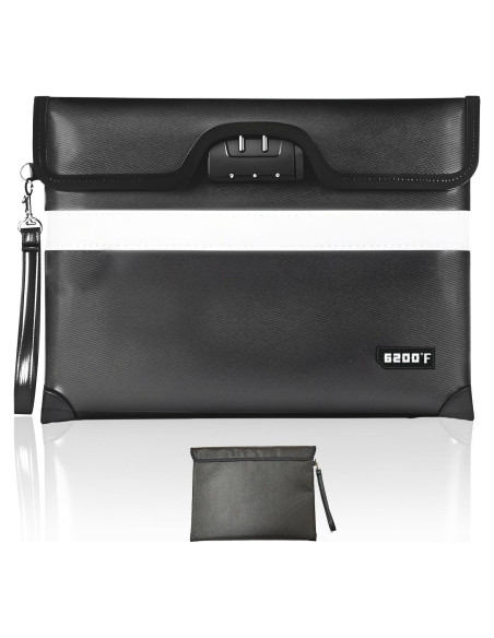 Bolsa Ignífuga de Documentos Accesorios Seguros 29x21cm Bolsa Ignífuga de Documentos Accesorios Seguros 29x21cm