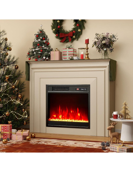 Insertable Chimenea Eléctrica COSTWAY 750W/1500W 37m2 Insertable Chimenea Eléctrica COSTWAY 750W/1500W 37m2