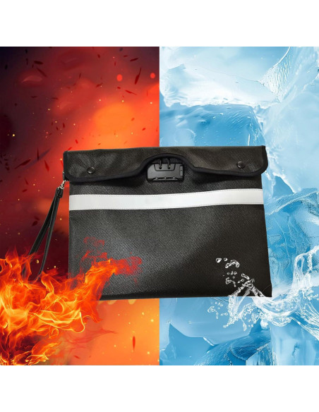 Bolsa Ignífuga de Documentos Accesorios Seguros 29x21cm Bolsa Ignífuga de Documentos Accesorios Seguros 29x21cm