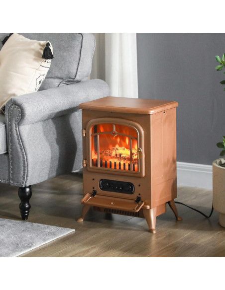 Calentador de chimenea eléctrica Genérico 22" con llamas LED 750W/1500W Calentador de chimenea eléctrica Genérico 22" con llamas LED 750W/1500W