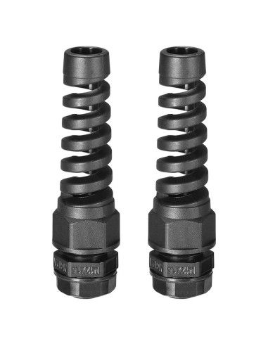 Conector M12 uxcell Impermeable IP68 Nylon 2 Pcs