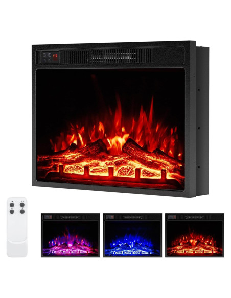 Chimenea Eléctrica CLEEMAN 23" 750W/1500W Control Remoto Chimenea Eléctrica CLEEMAN 23" 750W/1500W Control Remoto