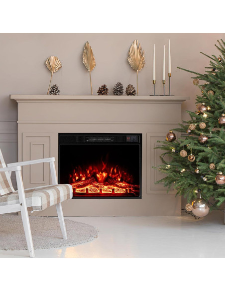 Chimenea Eléctrica CLEEMAN 23" 750W/1500W Control Remoto Chimenea Eléctrica CLEEMAN 23" 750W/1500W Control Remoto