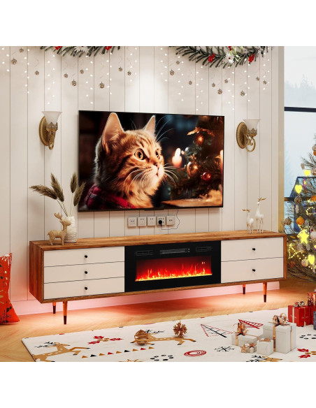 Chimenea Eléctrica SIMOE 36" con LED y Control Remoto Chimenea Eléctrica SIMOE 36" con LED y Control Remoto
