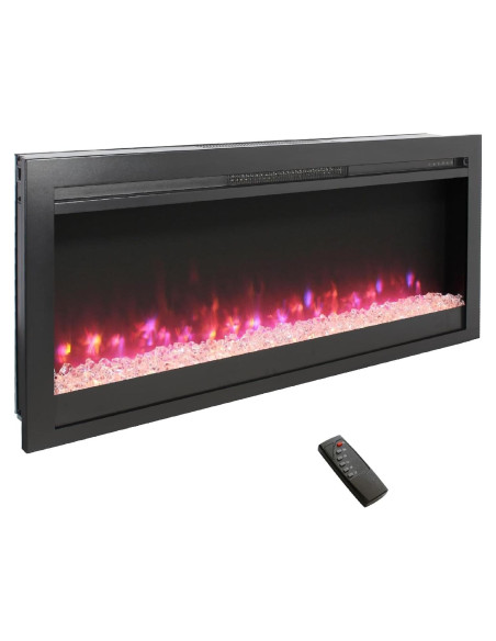Calefactor Eléctrico Wycian Chimenea Negra 44 cm LED Calefactor Eléctrico Wycian Chimenea Negra 44 cm LED