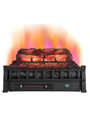Calentador de Chimenea Eléctrica COSTWAY 1500W 93m2