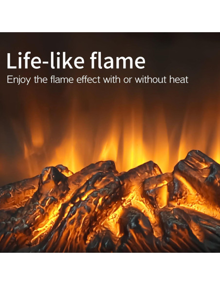 Chimenea Eléctrica Innoflame T15V1-NR01 1400W Portátil Chimenea Eléctrica Innoflame T15V1-NR01 1400W Portátil