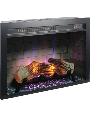 Chimenea Eléctrica Genérico 71 cm Llamas Multicolores