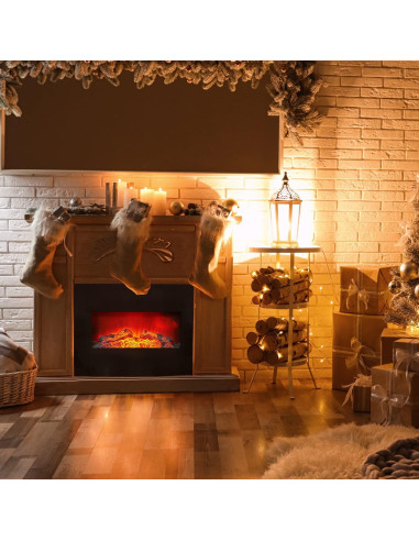 Chimenea Eléctrica ELEGANT 66 cm Montada en Pared con Control Remoto