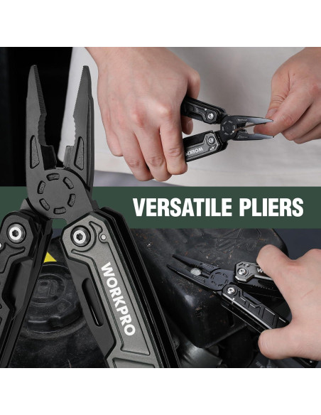 Multiherramienta WORKPRO 11 en 1 con Clip y Funda Multiherramienta WORKPRO 11 en 1 con Clip y Funda