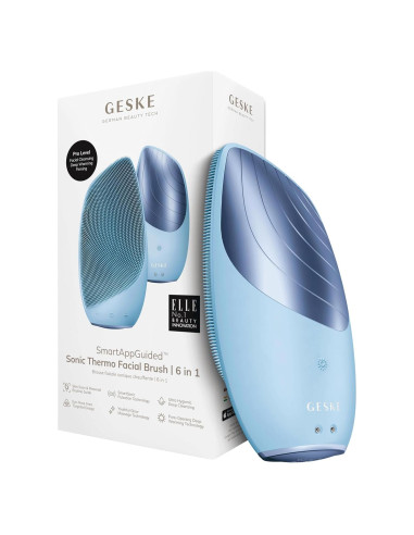 Cepillo Facial Térmico GESKE 6 en 1 Limpieza y Masaje