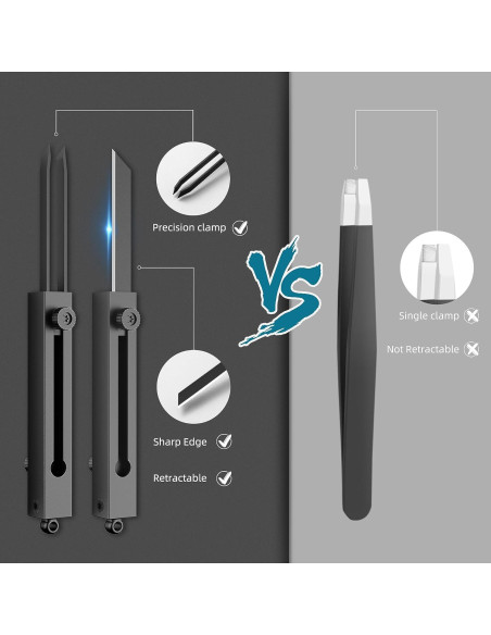 Pinzas de Precisión EDC GIRIAITUS 2 en 1 Cuchillo y Llavero Pinzas de Precisión EDC GIRIAITUS 2 en 1 Cuchillo y Llavero