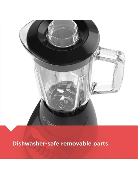 Licuadora BLACK+DECKER 10 Velocidades 1.42L Jarra Vidrio Licuadora BLACK+DECKER 10 Velocidades 1.42L Jarra Vidrio