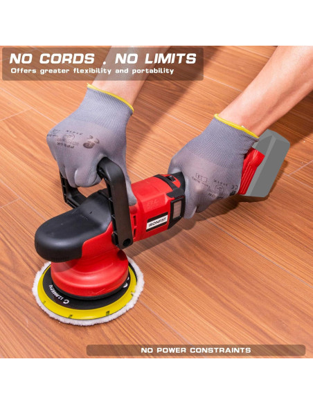 Pulidora Orbital Inalámbrica IRONFIST 6" 750-6800RPM Sin Batería Pulidora Orbital Inalámbrica IRONFIST 6" 750-6800RPM Sin Batería