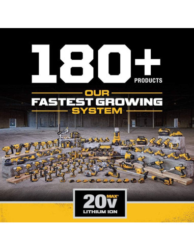 Lijadora Orbital DEWALT 20V MAX con Batería y Cargador