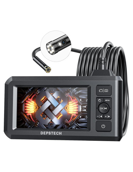 Endoscopio Industrial DEPSTECH DS300, 1080P, 5m, Pantalla 4.3" Endoscopio Industrial DEPSTECH DS300, 1080P, 5m, Pantalla 4.3"