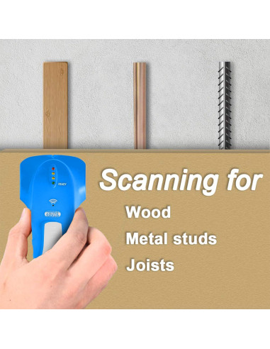 Detector de Montantes eOUTIL ST100 para Pared Madera y Metal
