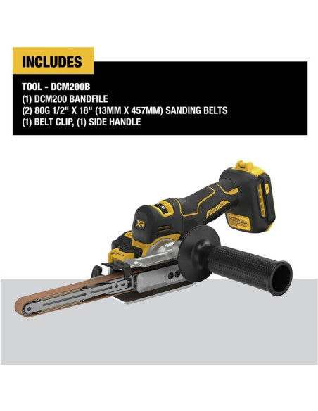 DEWALT Herramienta de Banda Sin Cable 20V MAX DCM200B 18" DEWALT Herramienta de Banda Sin Cable 20V MAX DCM200B 18"