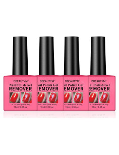 Removedor de Esmalte de Uñas en Gel DBEAUTYM - Paquete de 4