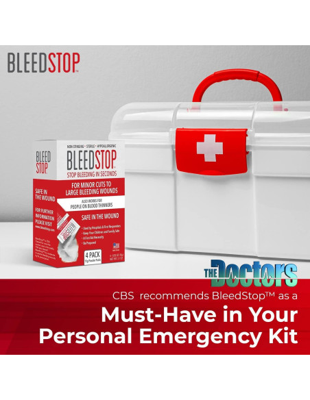 Polvo Coagulante BleedStop 15g - Kit de Primeros Auxilios Polvo Coagulante BleedStop 15g - Kit de Primeros Auxilios