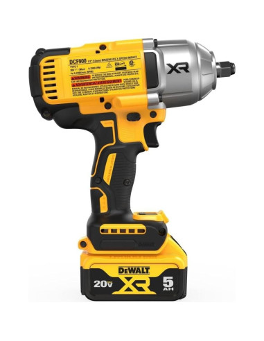 Llave de Impacto Inalámbrica DEWALT 20V MAX DCF900P1 Kit Completo