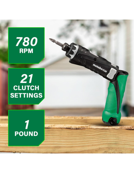 Destornillador Inalámbrico Metabo HPT DB3DL2 3.6V con 2 Baterías Destornillador Inalámbrico Metabo HPT DB3DL2 3.6V con 2 Baterías