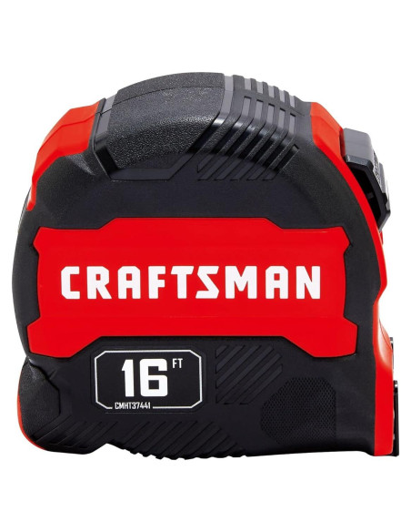 Cinta Métrica Craftsman 4.88 m Compacta y de Fácil Agarre Cinta Métrica Craftsman 4.88 m Compacta y de Fácil Agarre