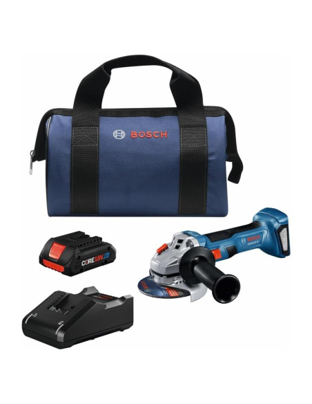 Amoladora Angular Bosch GWS18V-8B15 18V 4.5" con Batería 4Ah Amoladora Angular Bosch GWS18V-8B15 18V 4.5" con Batería 4Ah