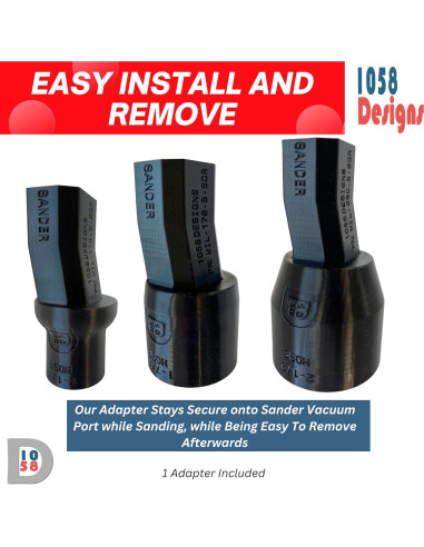 Adaptador de Vacío para Lijadoras Milwaukee 1058 Diseños 32mm