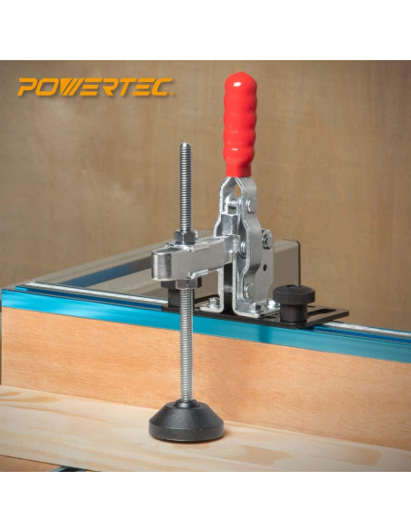 POWERTEC Abrazaderas de Palanca Horizontal y Vertical 227kg POWERTEC Abrazaderas de Palanca Horizontal y Vertical 227kg