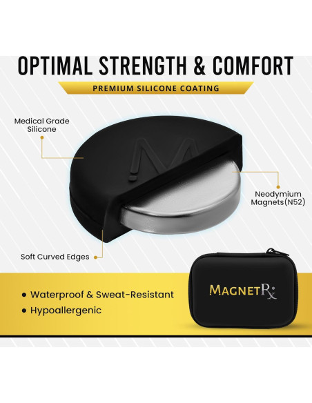 Imanes para Oído de Coliflor MagnetRX - Kit de 8 Imanes y Espaciadores Imanes para Oído de Coliflor MagnetRX - Kit de 8 Imanes y Espaciadores
