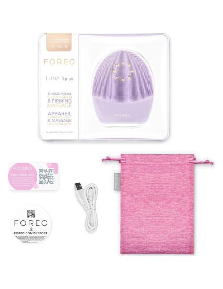 Cepillo Facial FOREO Luna 3 Plus Silicona Antienvejecimiento Cepillo Facial FOREO Luna 3 Plus Silicona Antienvejecimiento