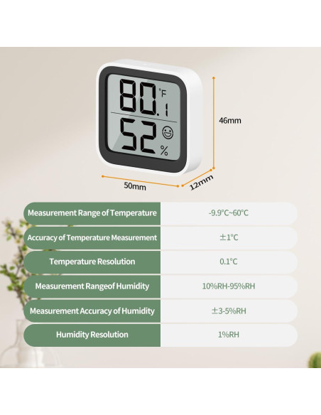 Termómetro e Higrómetro NOKLEAD Mini Monitor de Temperatura Termómetro e Higrómetro NOKLEAD Mini Monitor de Temperatura