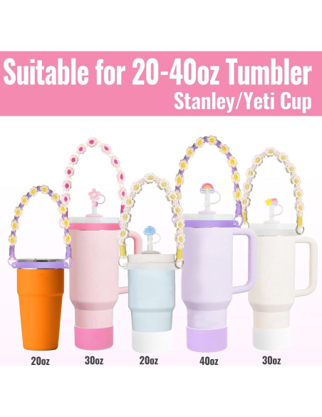 Juego de Accesorios Fabenyok para Taza Stanley 30oz y 40oz Juego de Accesorios Fabenyok para Taza Stanley 30oz y 40oz