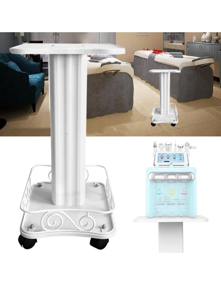 Carro de Salón DNYSYSJ Blanco 2 Niveles 69cm 40kg Carro de Salón DNYSYSJ Blanco 2 Niveles 69cm 40kg